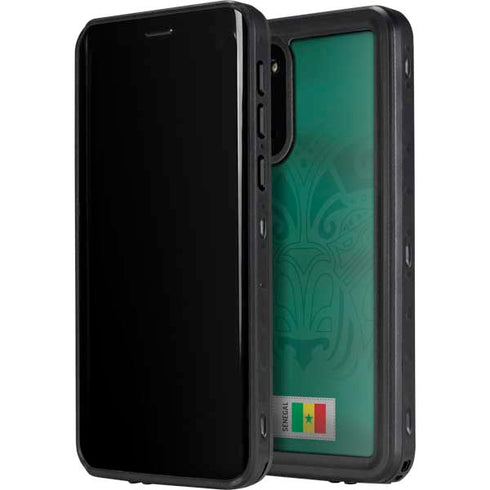 Senegal Soccer Flag Galaxy S20 Plus Waterproof Case